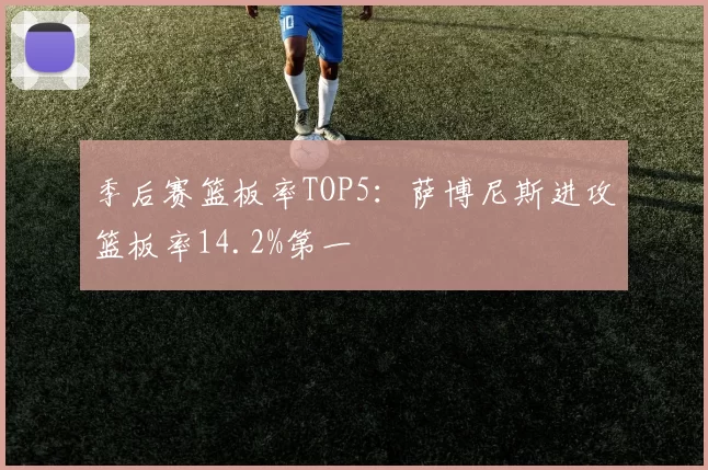 季后赛篮板率TOP5：萨博尼斯进攻篮板率14.2%第一